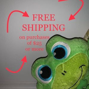 I’ll pay the shipping fee on purchases over $25….